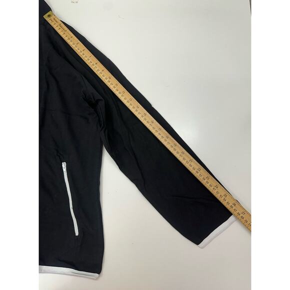 Anthony Richards Womens Two-Piece Petite XL Contrast Stripe Black White Pantset - Picture 8 of 16